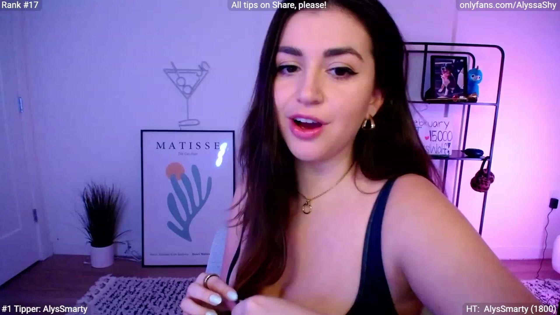 Gallery image thumbnail from AlyssaShy's myfreecams stream on, 02/22/2024, 23:43 image 13 of 20