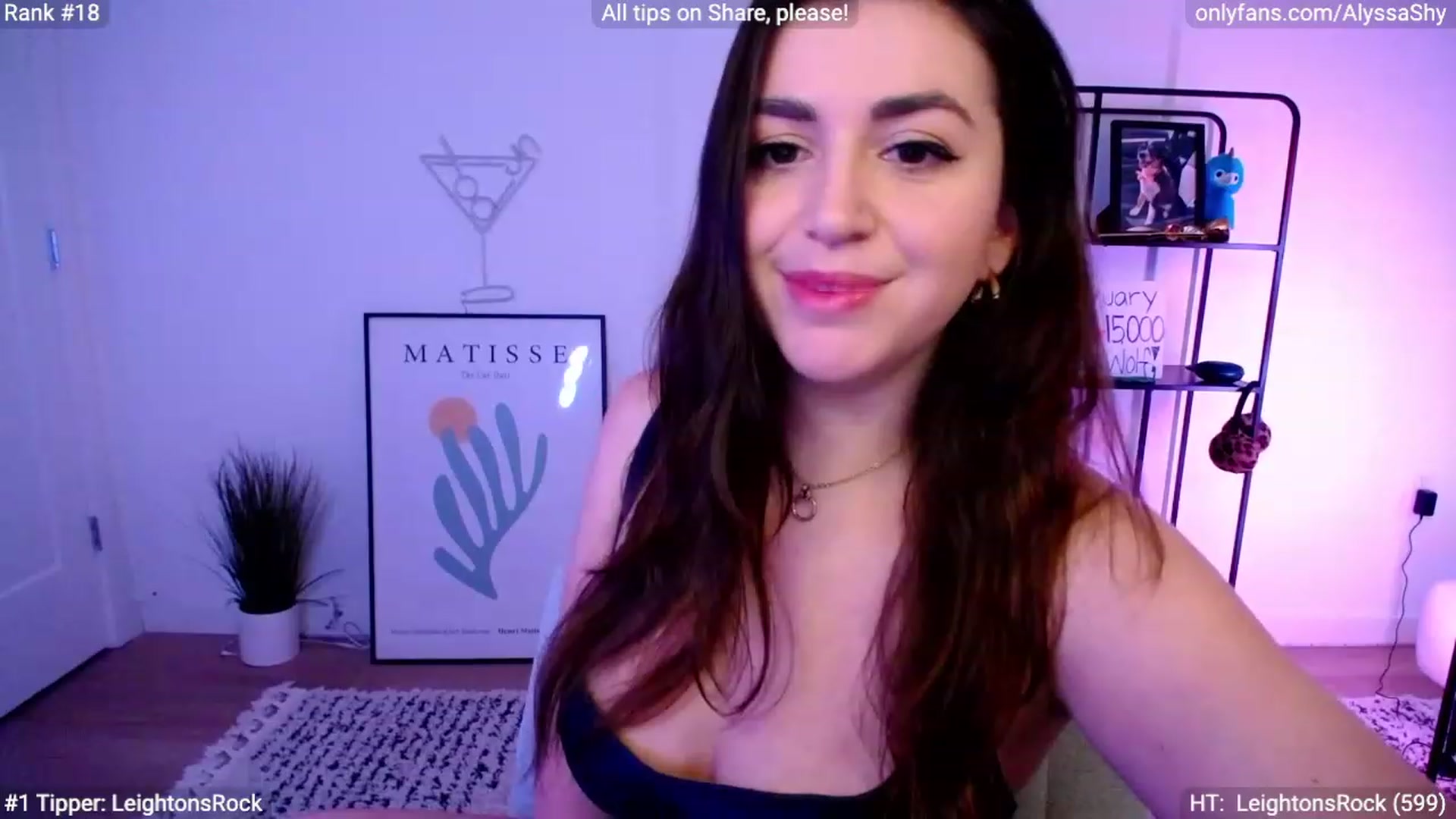 Gallery image thumbnail from AlyssaShy's myfreecams stream on, 02/22/2024, 23:43 image 6 of 20