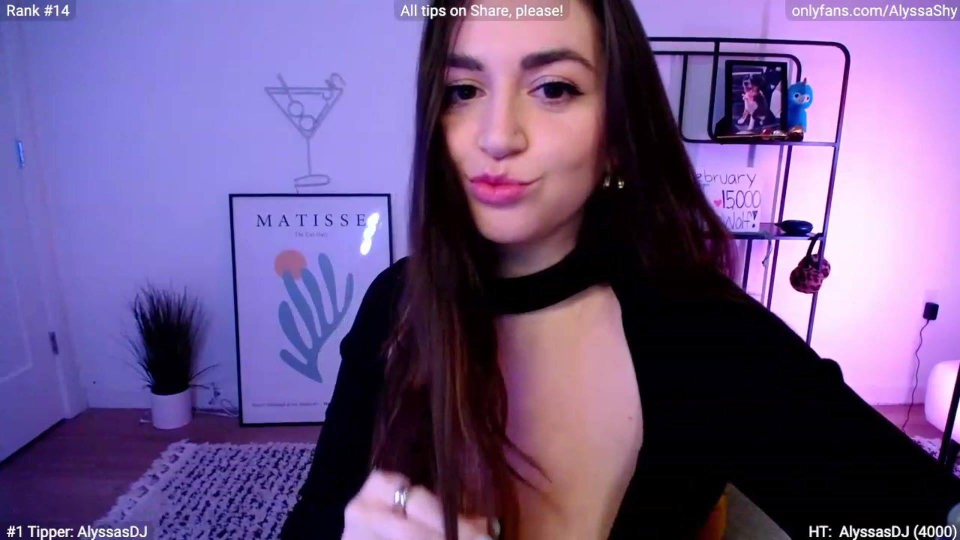Gallery image thumbnail from AlyssaShy's myfreecams stream on, 02/24/2024, 03:03 image 9 of 20