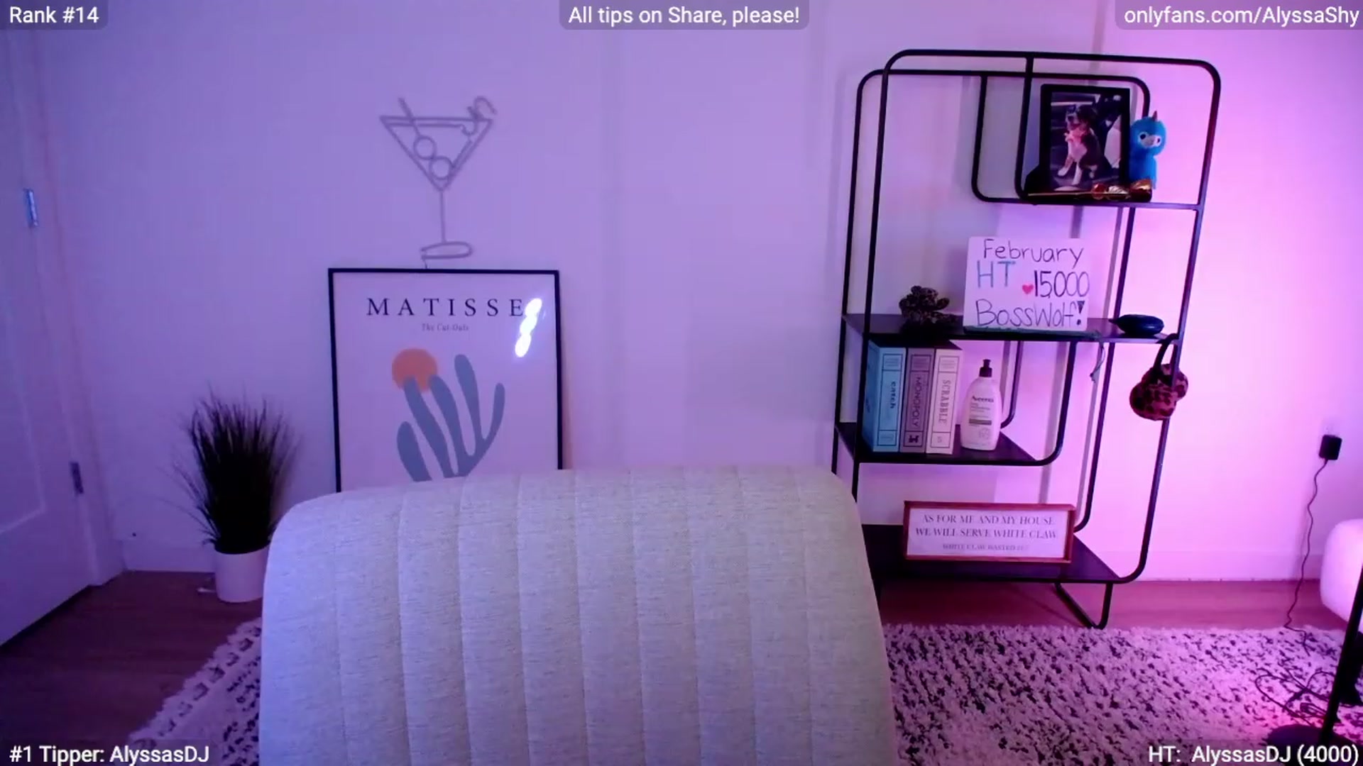 Gallery image thumbnail from AlyssaShy's myfreecams stream on, 02/24/2024, 03:03 image 14 of 20