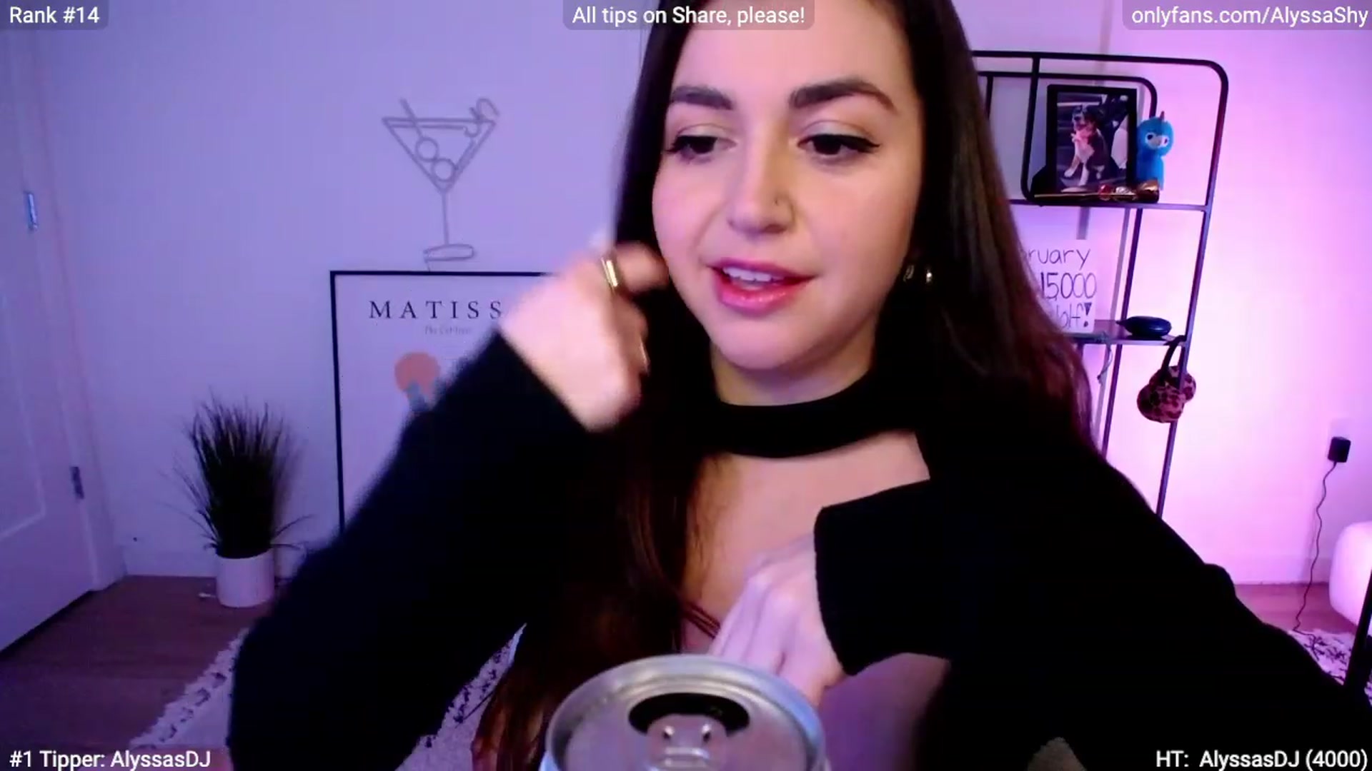 Gallery image thumbnail from AlyssaShy's myfreecams stream on, 02/24/2024, 03:03 image 13 of 20