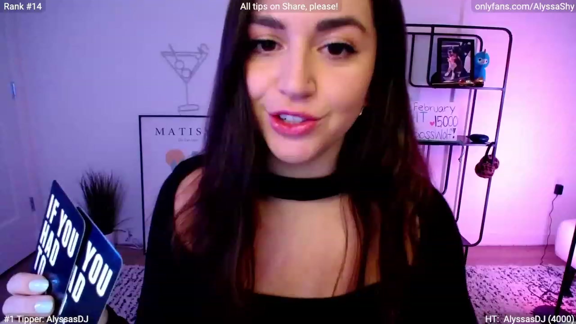 Gallery image thumbnail from AlyssaShy's myfreecams stream on, 02/24/2024, 03:03 image 3 of 20