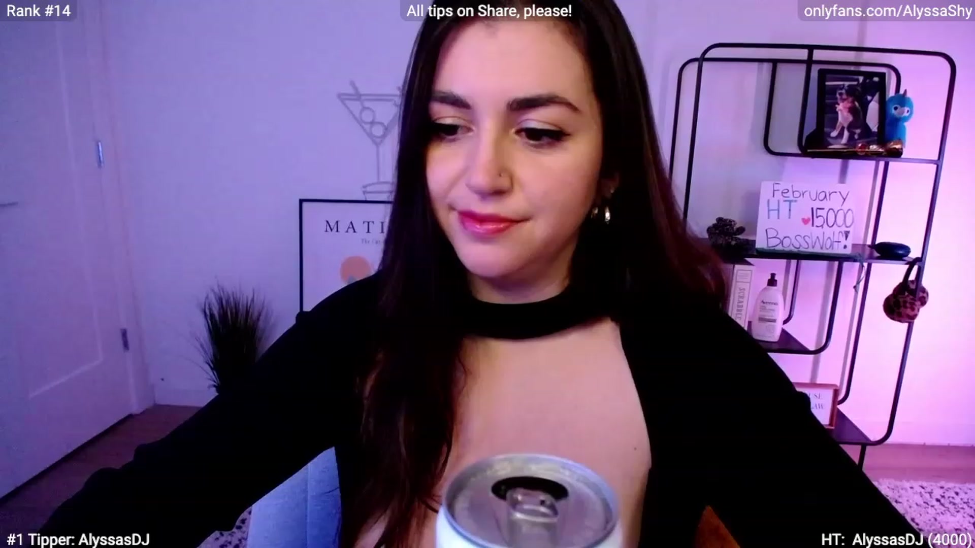 Gallery image thumbnail from AlyssaShy's myfreecams stream on, 02/24/2024, 05:58 image 1 of 20