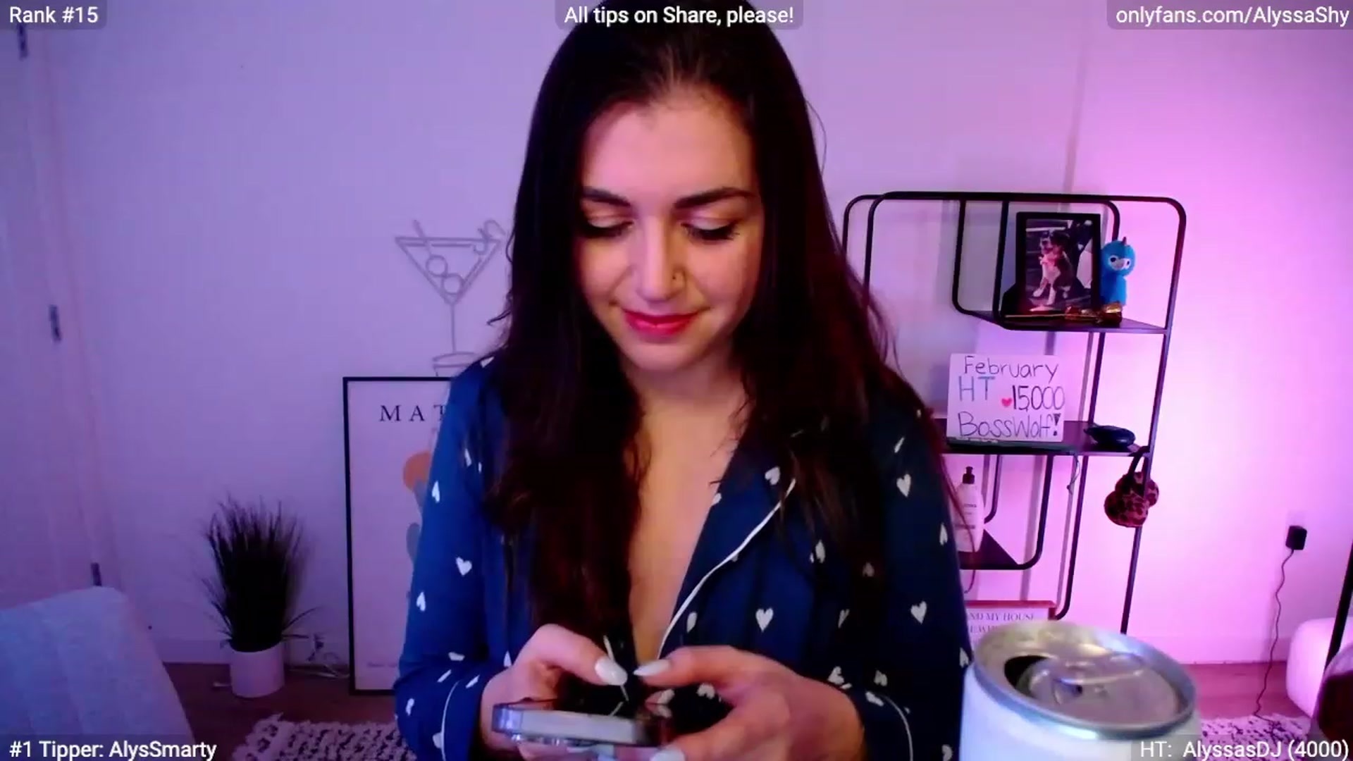 Gallery image thumbnail from AlyssaShy's myfreecams stream on, 02/24/2024, 07:41 image 11 of 20