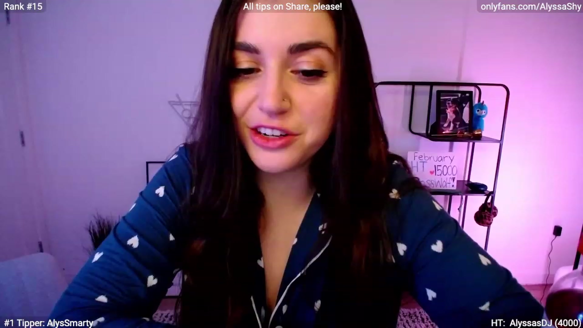 Gallery image thumbnail from AlyssaShy's myfreecams stream on, 02/24/2024, 07:41 image 17 of 20