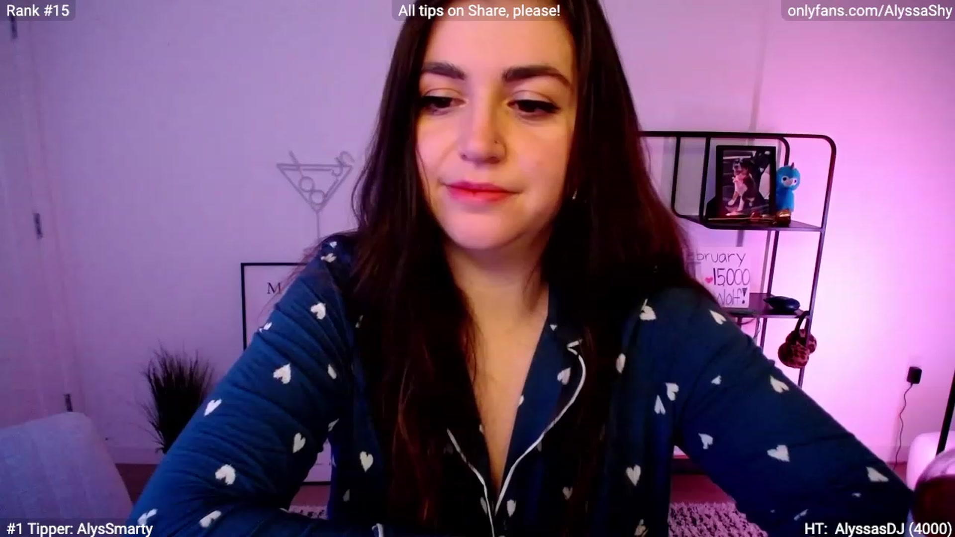 Gallery image thumbnail from AlyssaShy's myfreecams stream on, 02/24/2024, 07:41 image 20 of 20