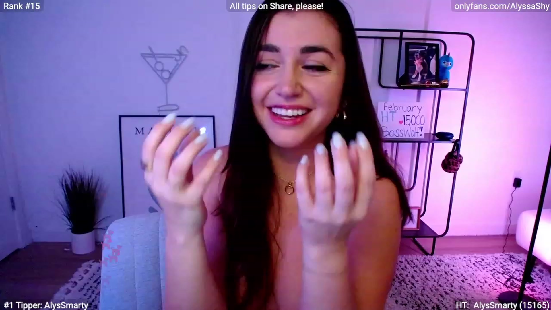 Gallery image thumbnail from AlyssaShy's myfreecams stream on, 02/27/2024, 01:27 image 11 of 20