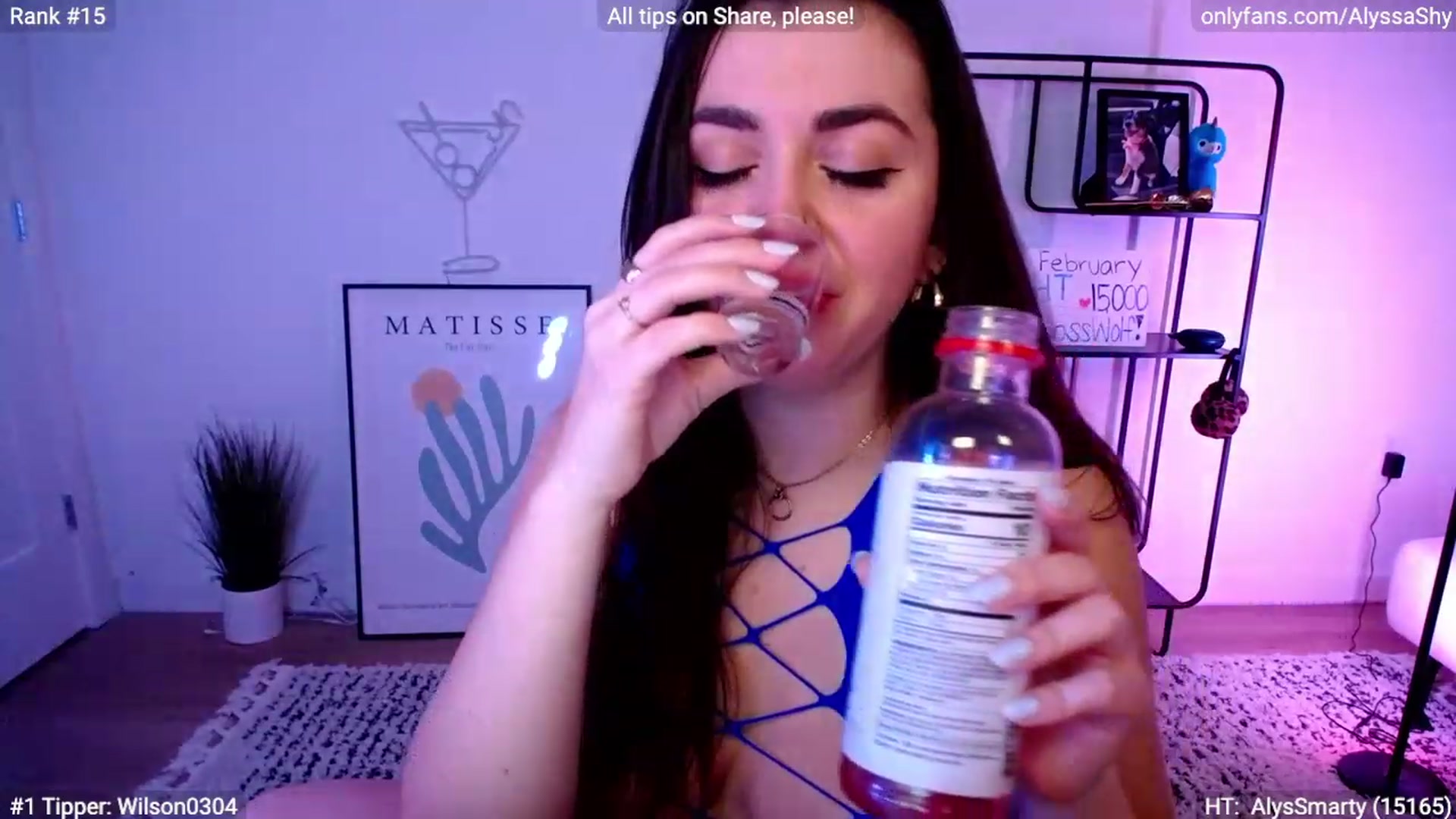 Gallery image thumbnail from AlyssaShy's myfreecams stream on, 02/27/2024, 04:40 image 9 of 20