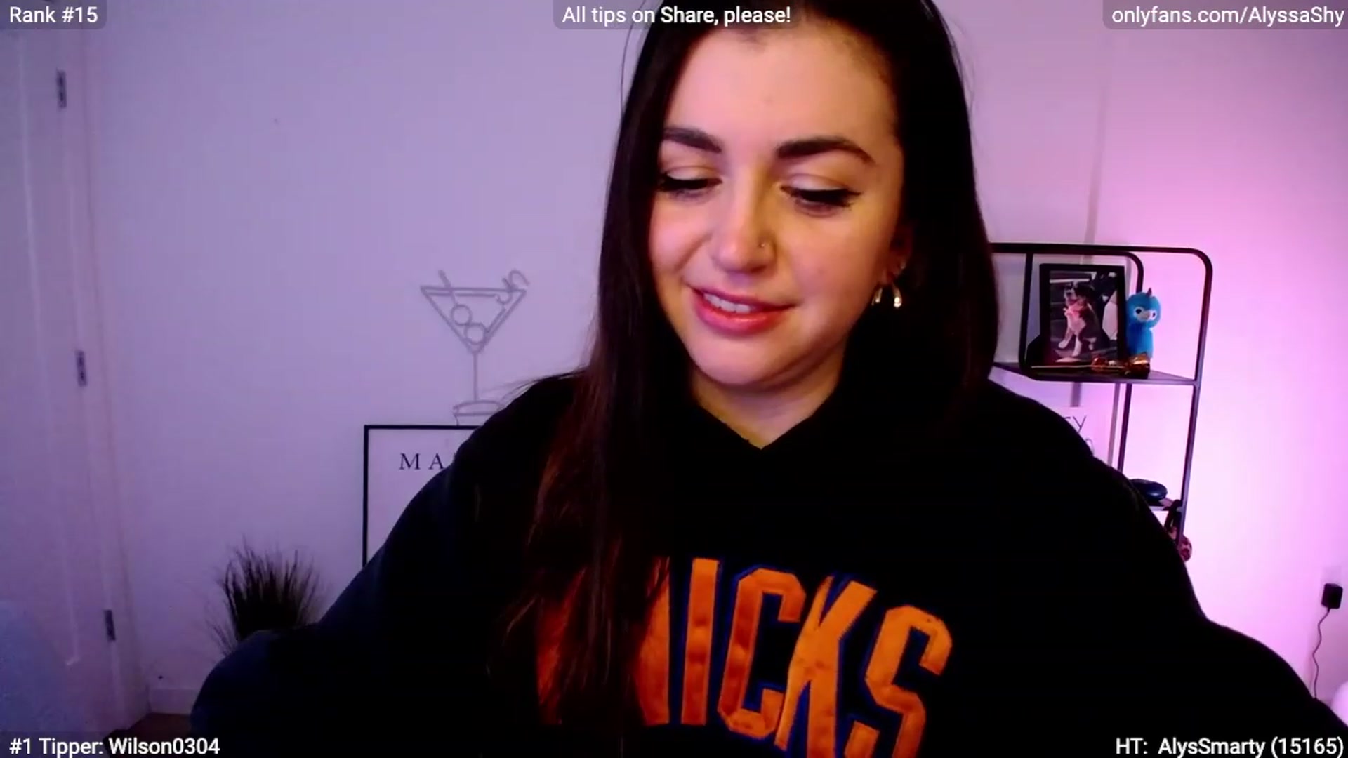 Gallery image thumbnail from AlyssaShy's myfreecams stream on, 02/27/2024, 06:54 image 13 of 20