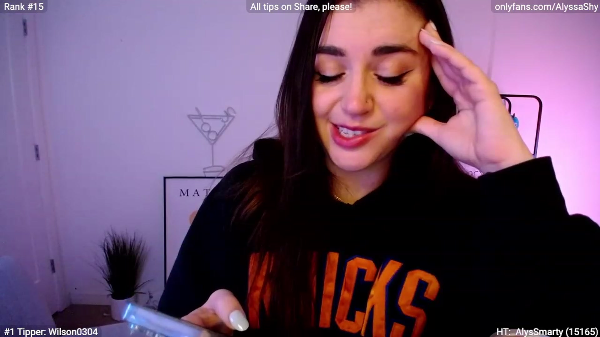 Gallery image thumbnail from AlyssaShy's myfreecams stream on, 02/27/2024, 06:54 image 7 of 20