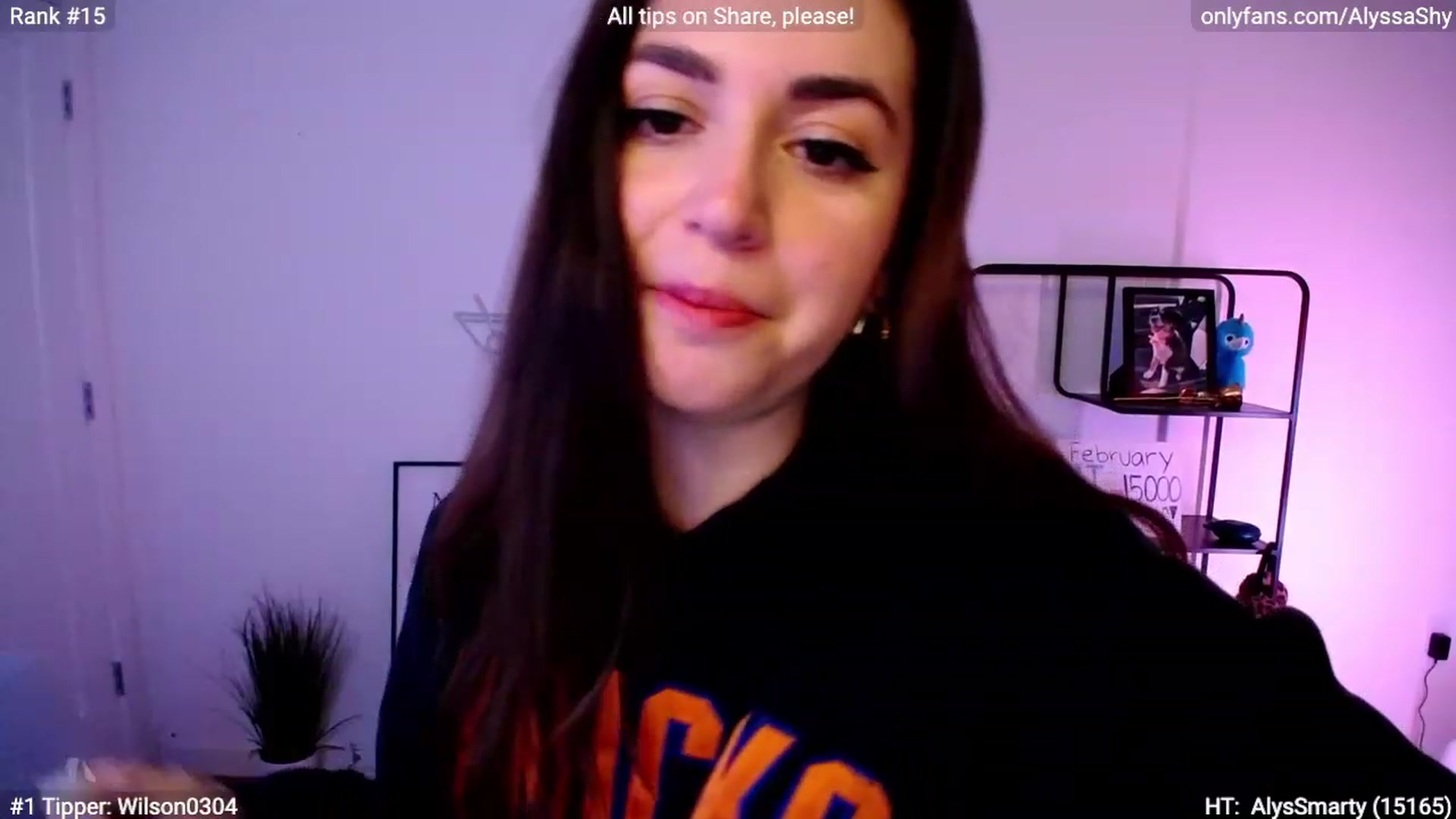 Gallery image thumbnail from AlyssaShy's myfreecams stream on, 02/27/2024, 06:54 image 14 of 20