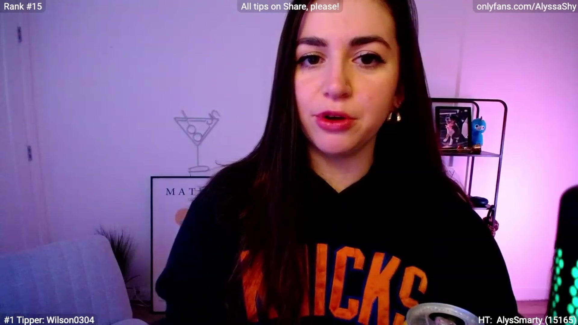 Gallery image thumbnail from AlyssaShy's myfreecams stream on, 02/27/2024, 06:54 image 20 of 20
