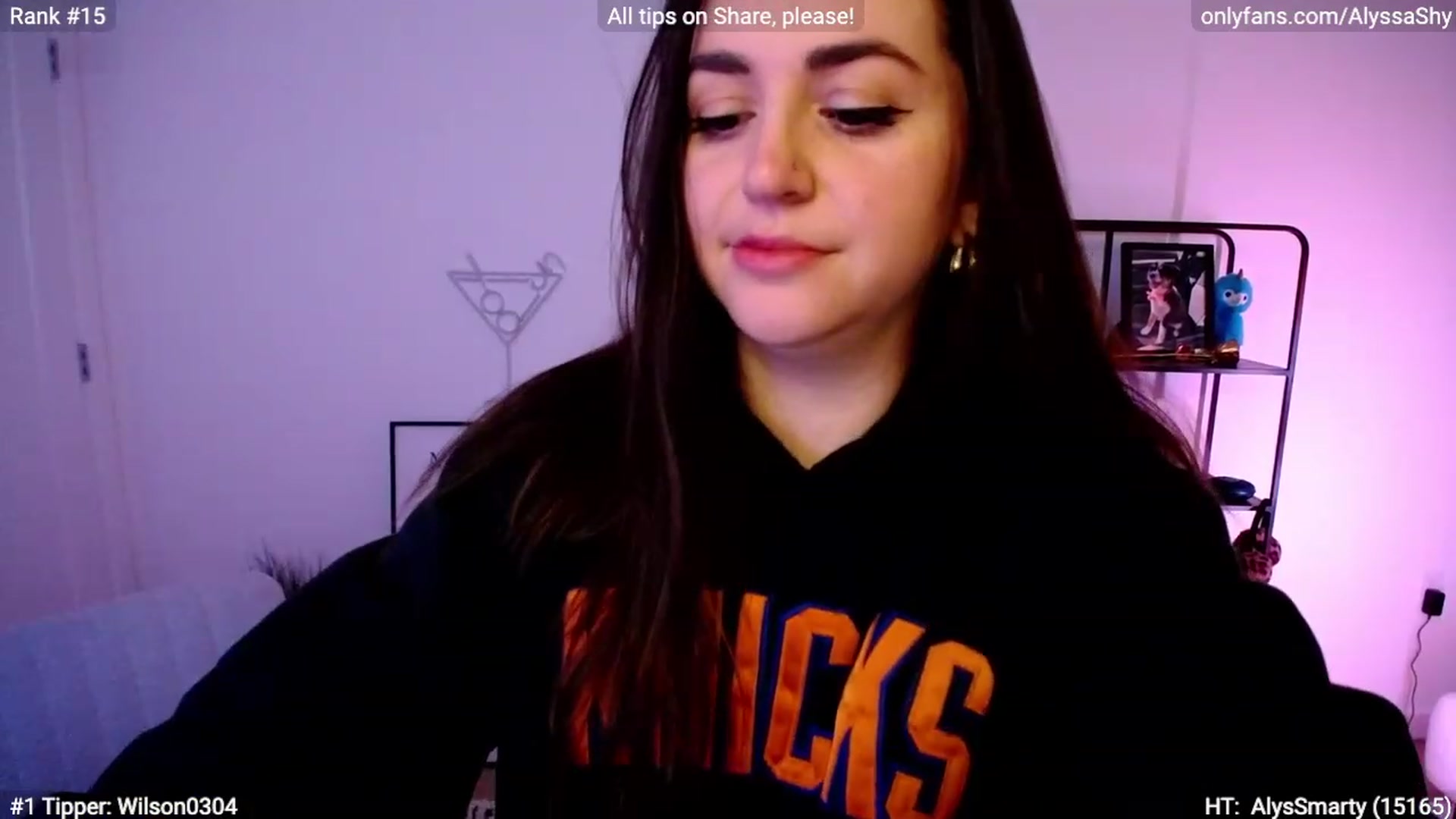 Gallery image thumbnail from AlyssaShy's myfreecams stream on, 02/27/2024, 06:54 image 18 of 20