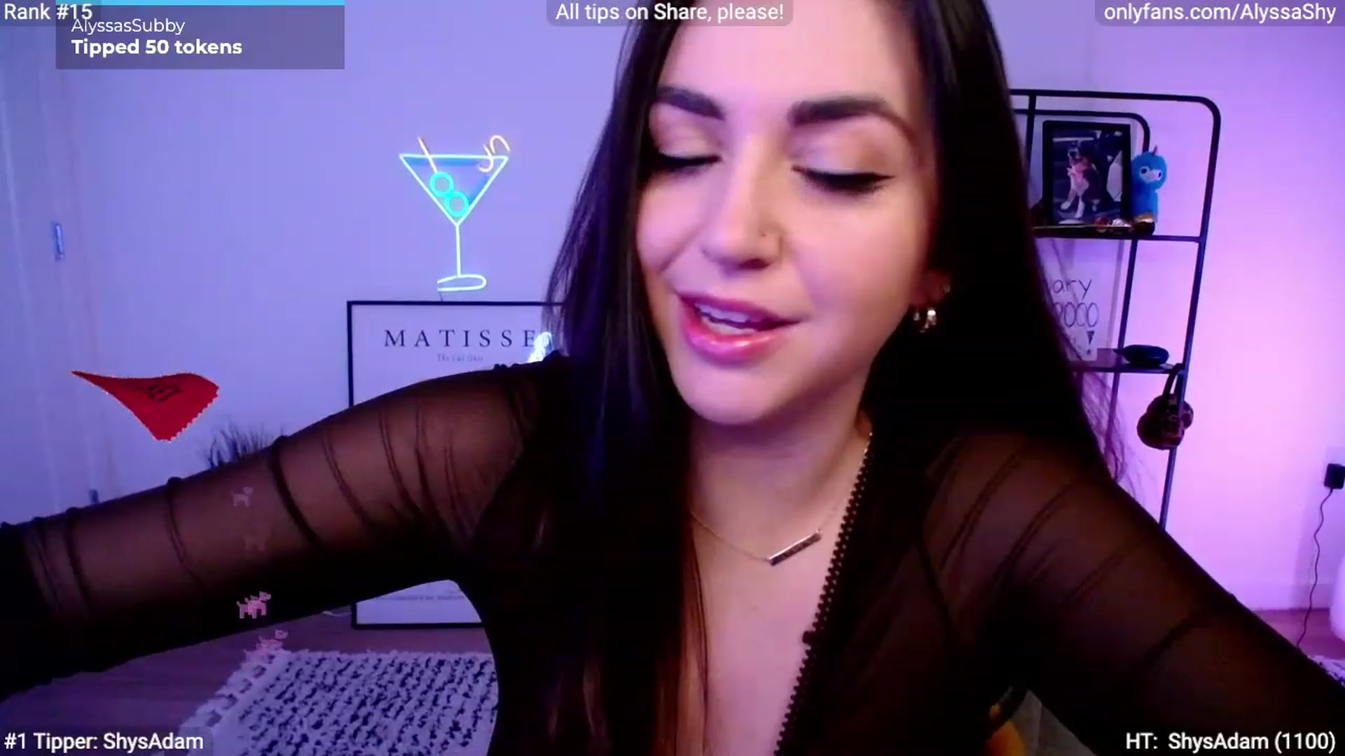 Gallery image thumbnail from AlyssaShy's myfreecams stream on, 02/28/2024, 22:27 image 19 of 20