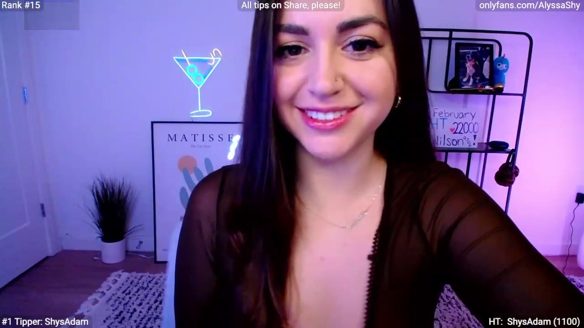 Gallery image thumbnail from AlyssaShy's myfreecams stream on, 02/28/2024, 22:27 image 17 of 20