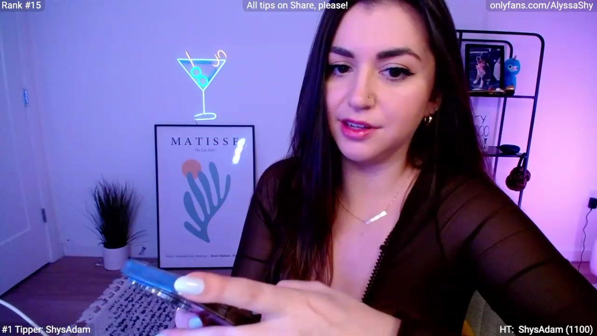 Gallery image thumbnail from AlyssaShy's myfreecams stream on, 02/28/2024, 22:27 image 10 of 20