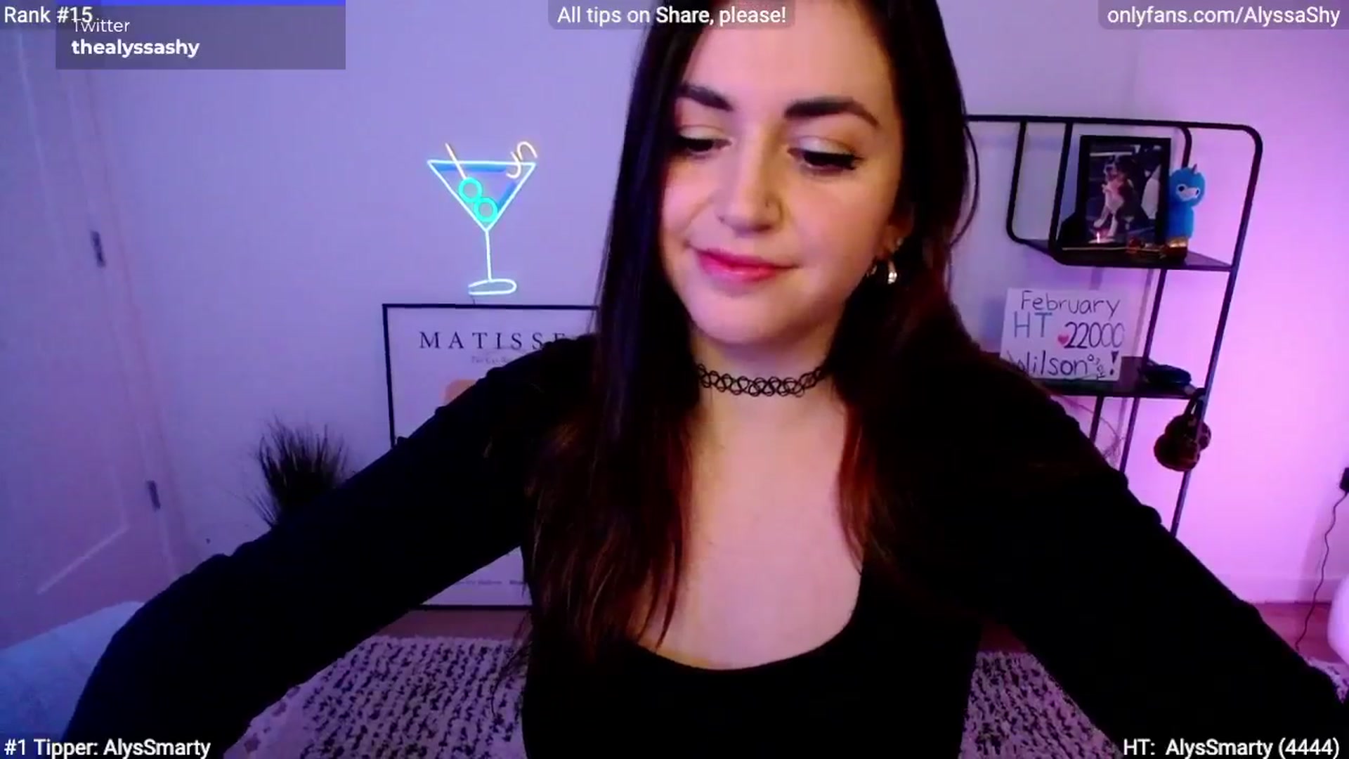 Gallery image thumbnail from AlyssaShy's myfreecams stream on, 03/01/2024, 04:43 image 3 of 20