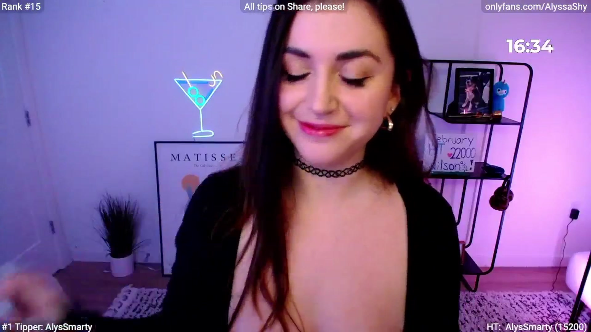 Gallery image thumbnail from AlyssaShy's myfreecams stream on, 03/01/2024, 04:43 image 11 of 20
