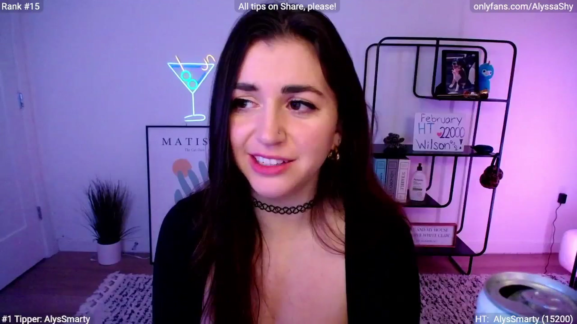 Gallery image thumbnail from AlyssaShy's myfreecams stream on, 03/01/2024, 07:54 image 16 of 20