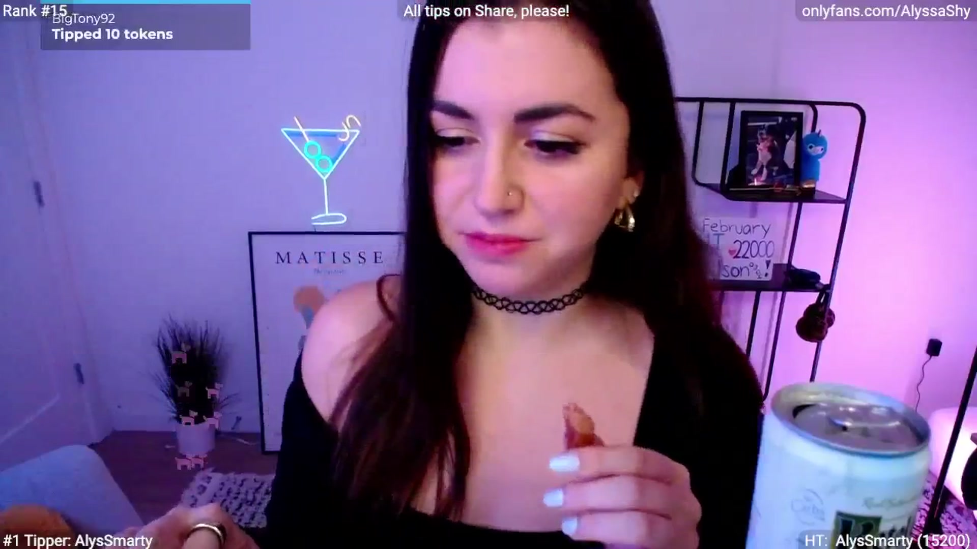 Gallery image thumbnail from AlyssaShy's myfreecams stream on, 03/01/2024, 07:54 image 5 of 20