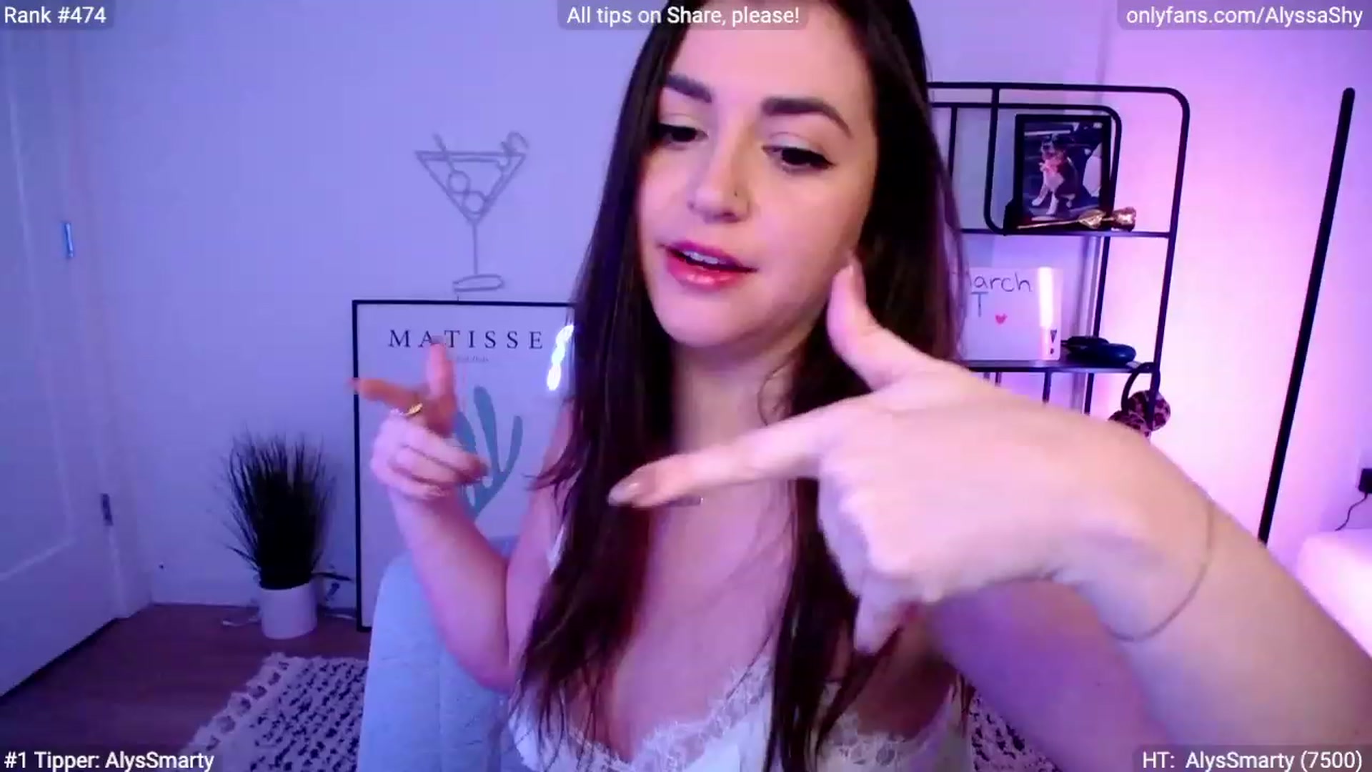 Gallery image thumbnail from AlyssaShy's myfreecams stream on, 03/12/2024, 23:21 image 16 of 20