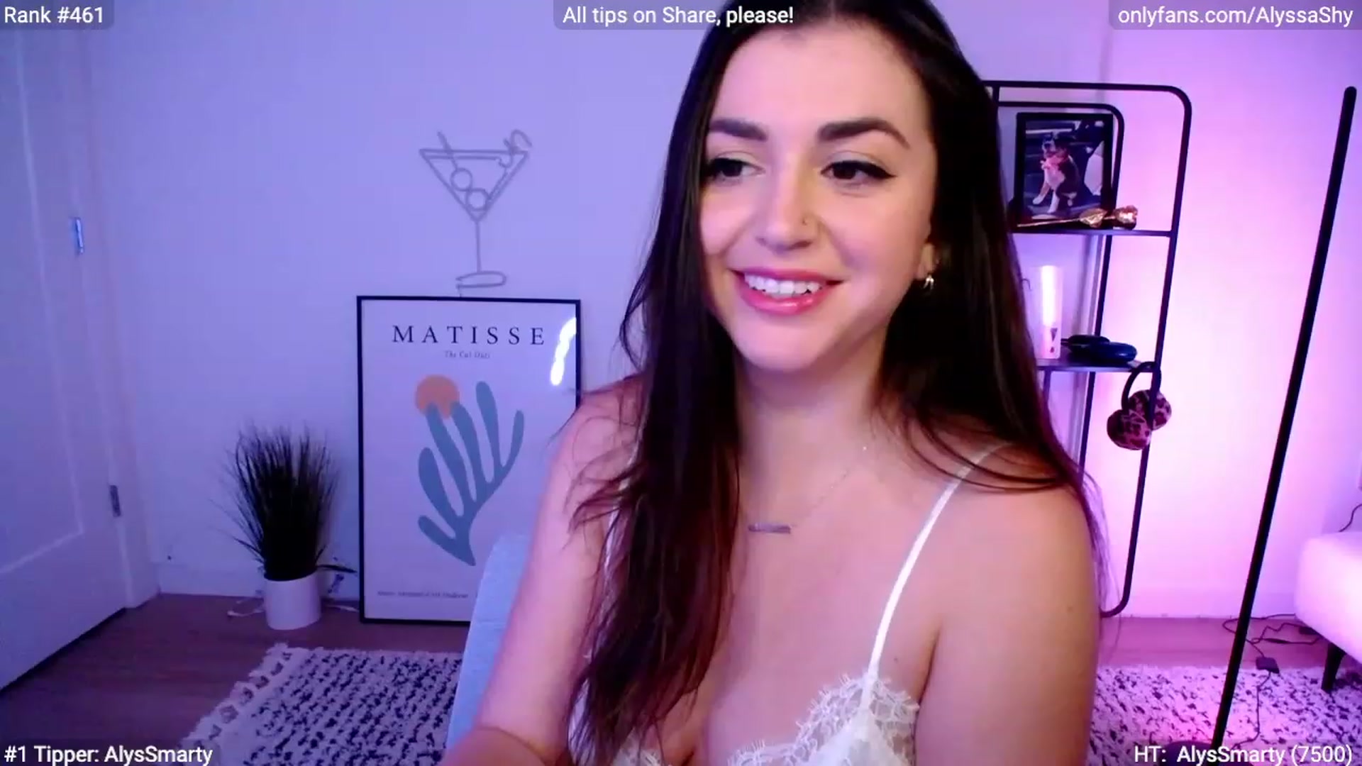 Gallery image thumbnail from AlyssaShy's myfreecams stream on, 03/12/2024, 23:21 image 19 of 20