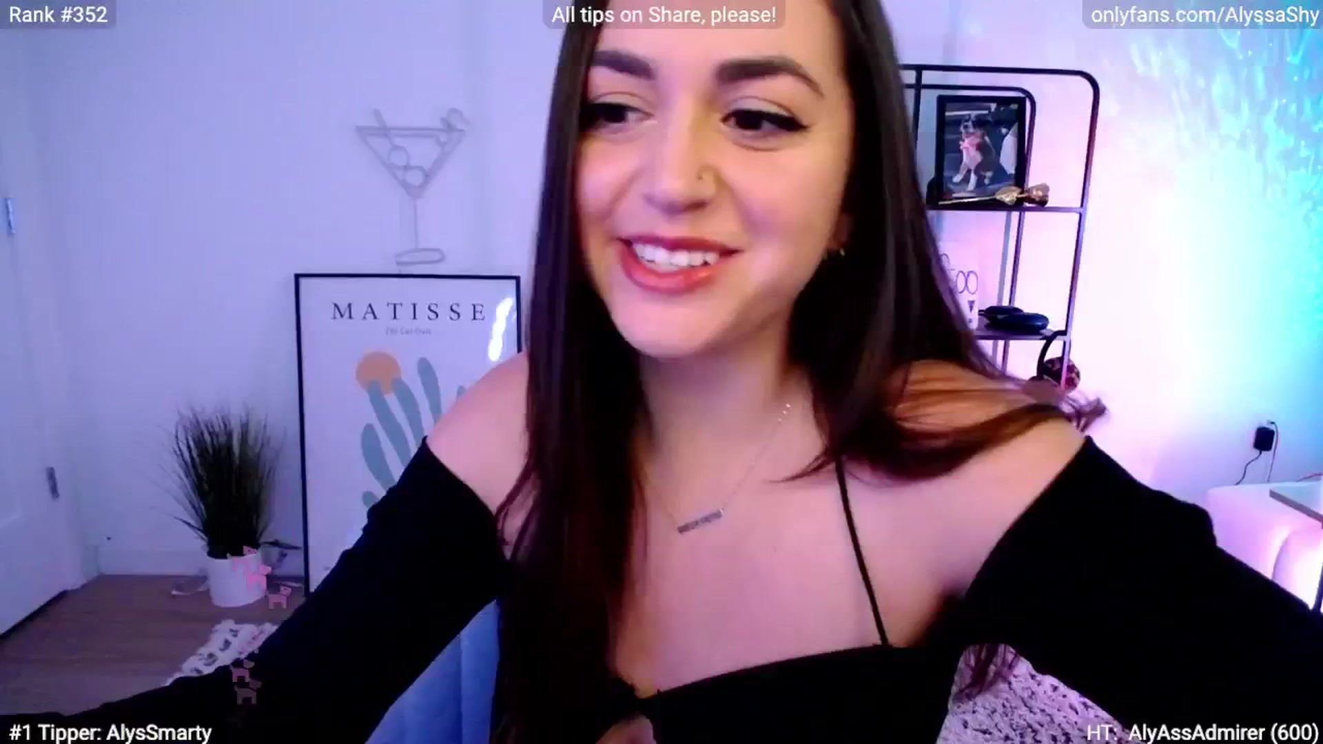 Gallery image thumbnail from AlyssaShy's myfreecams stream on, 03/14/2024, 22:33 image 7 of 20