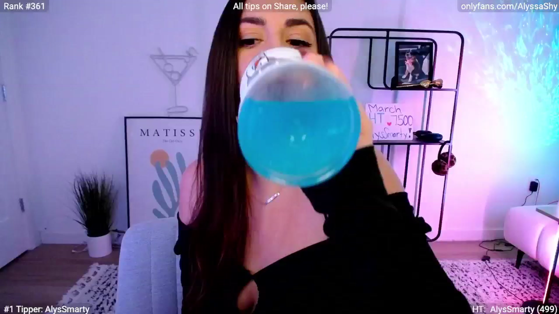 Gallery image thumbnail from AlyssaShy's myfreecams stream on, 03/14/2024, 22:33 image 6 of 20