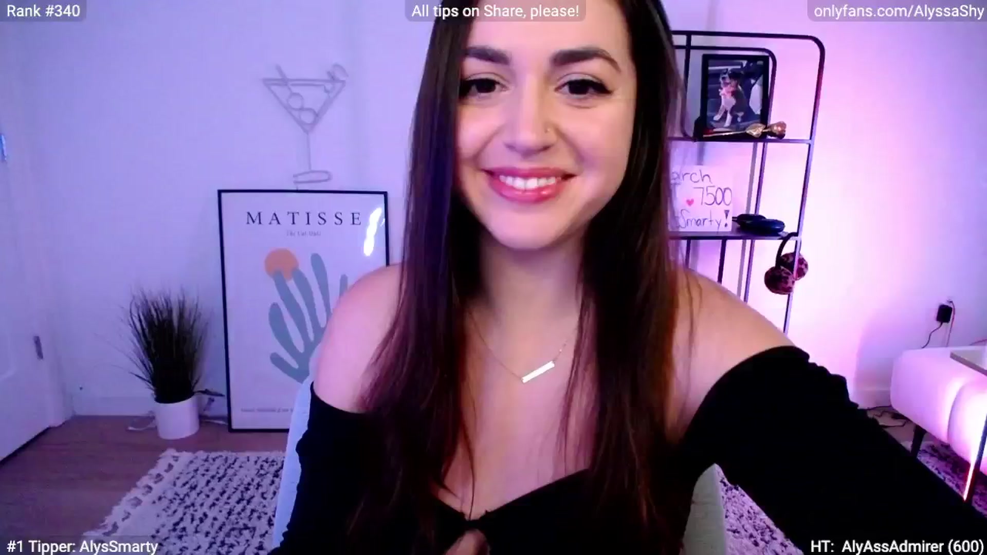 Gallery image thumbnail from AlyssaShy's myfreecams stream on, 03/14/2024, 22:33 image 17 of 20