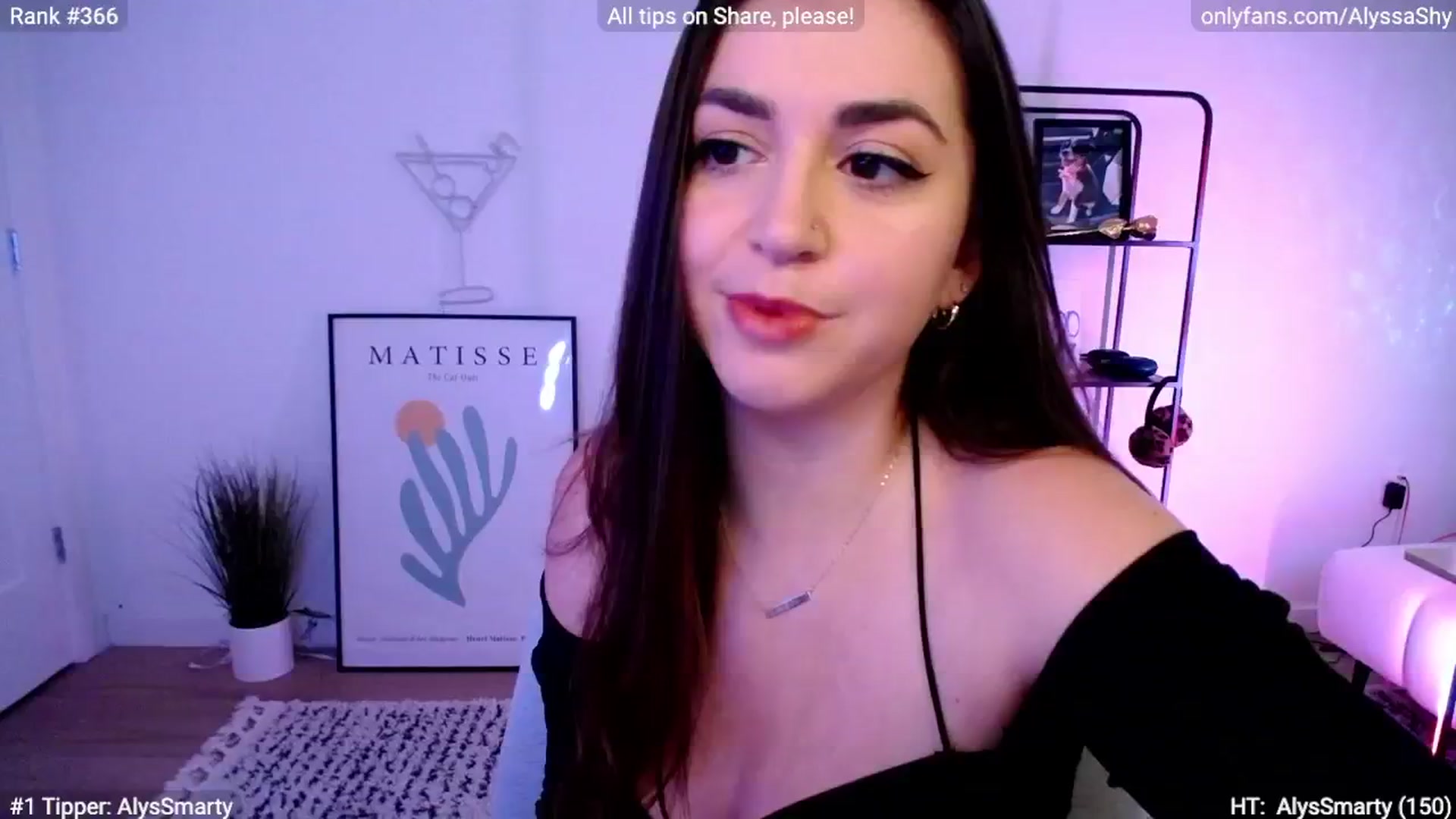 Gallery image thumbnail from AlyssaShy's myfreecams stream on, 03/14/2024, 22:33 image 2 of 20