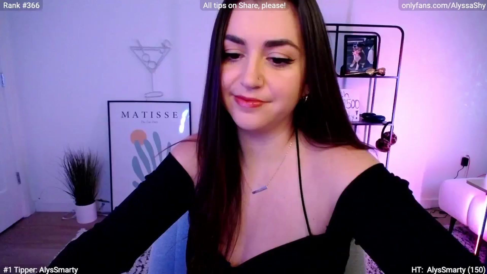Gallery image thumbnail from AlyssaShy's myfreecams stream on, 03/14/2024, 22:33 image 3 of 20