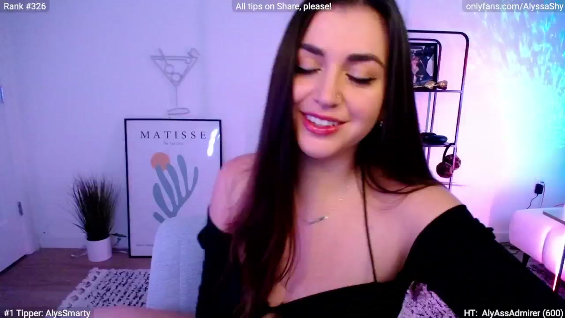 Gallery image thumbnail from AlyssaShy's myfreecams stream on, 03/14/2024, 23:32 image 7 of 20