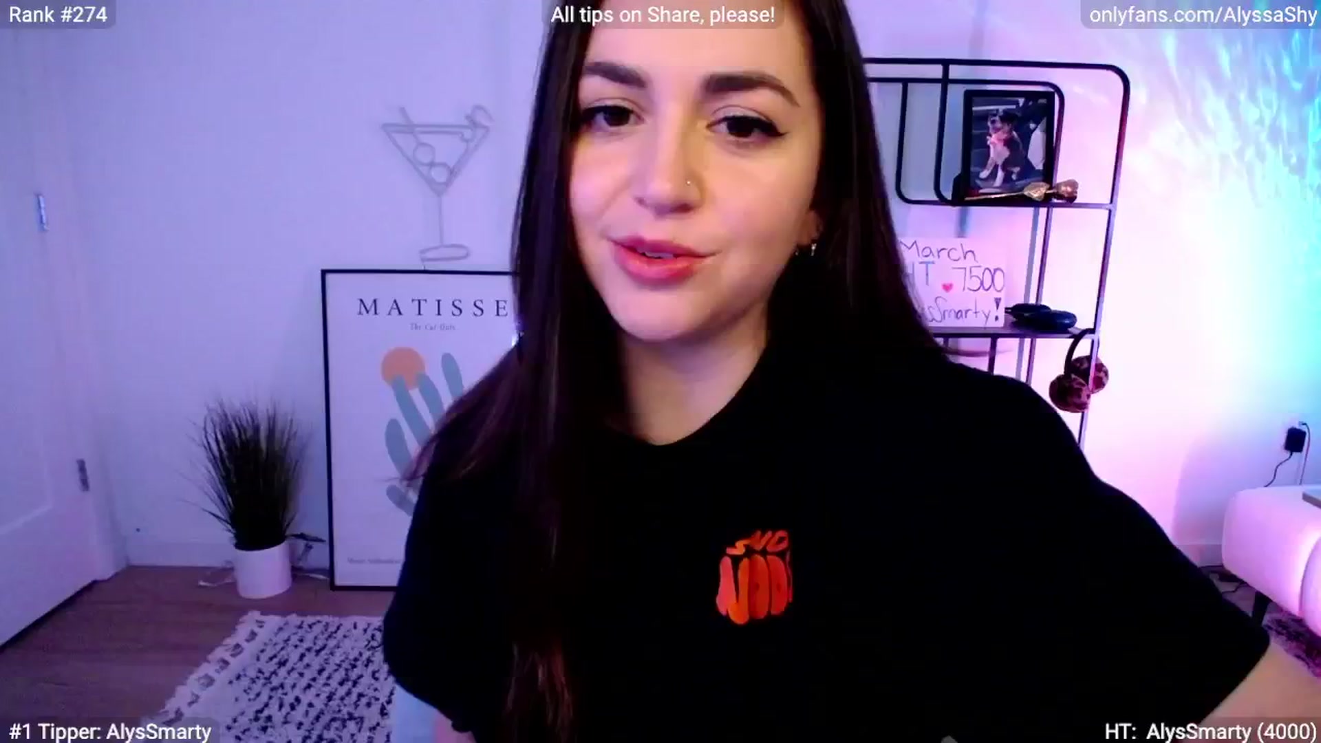 Gallery image thumbnail from AlyssaShy's myfreecams stream on, 03/15/2024, 01:02 image 16 of 20