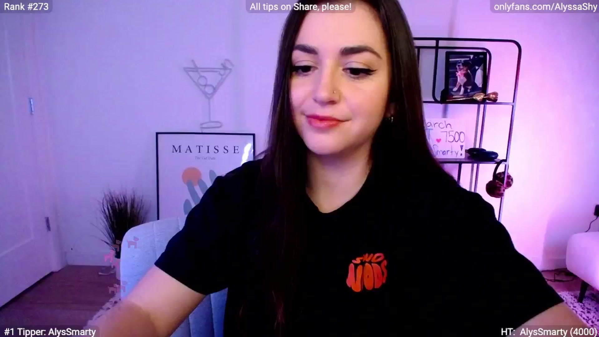 Gallery image thumbnail from AlyssaShy's myfreecams stream on, 03/15/2024, 01:02 image 5 of 20
