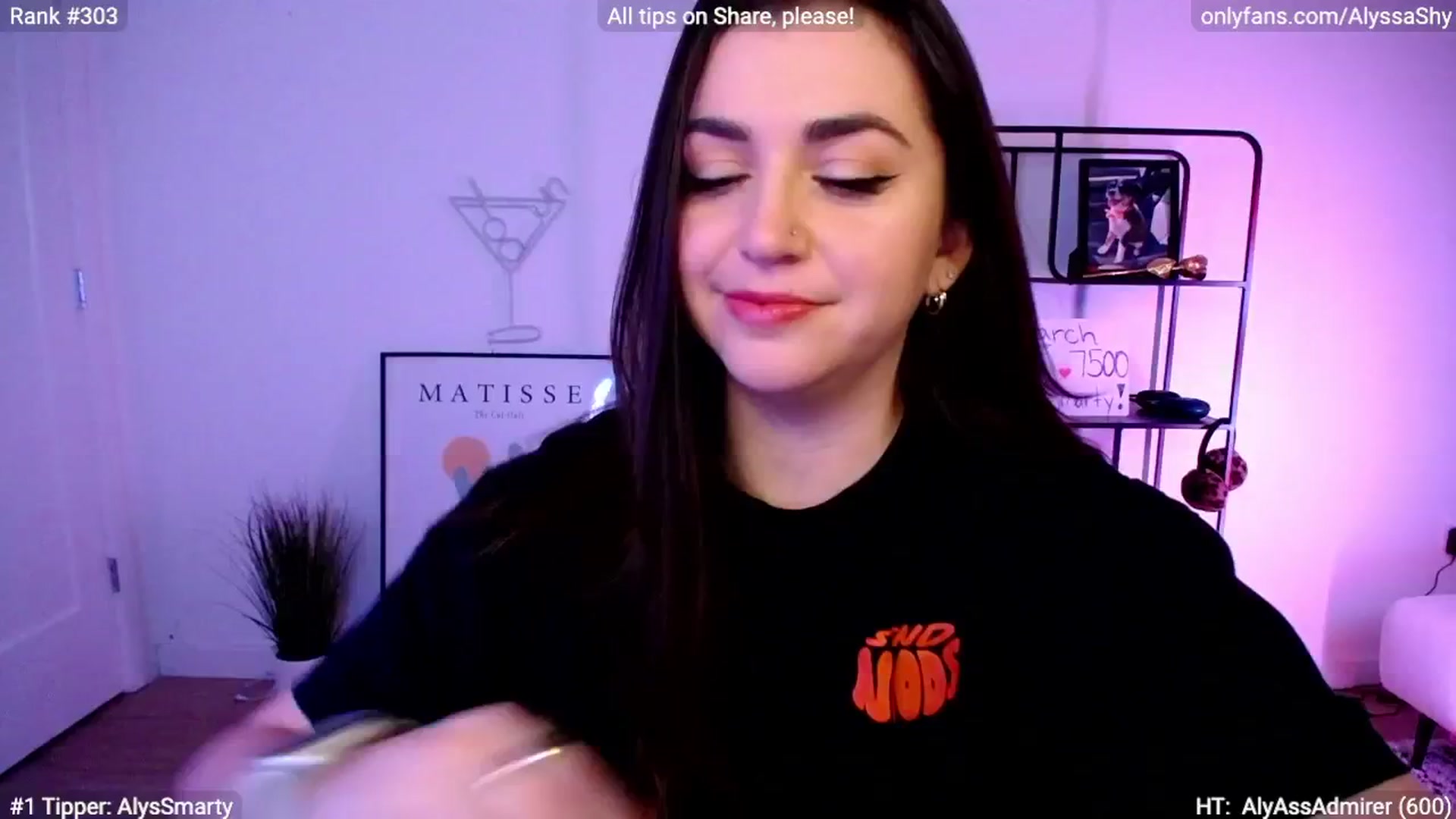Gallery image thumbnail from AlyssaShy's myfreecams stream on, 03/15/2024, 01:02 image 2 of 20