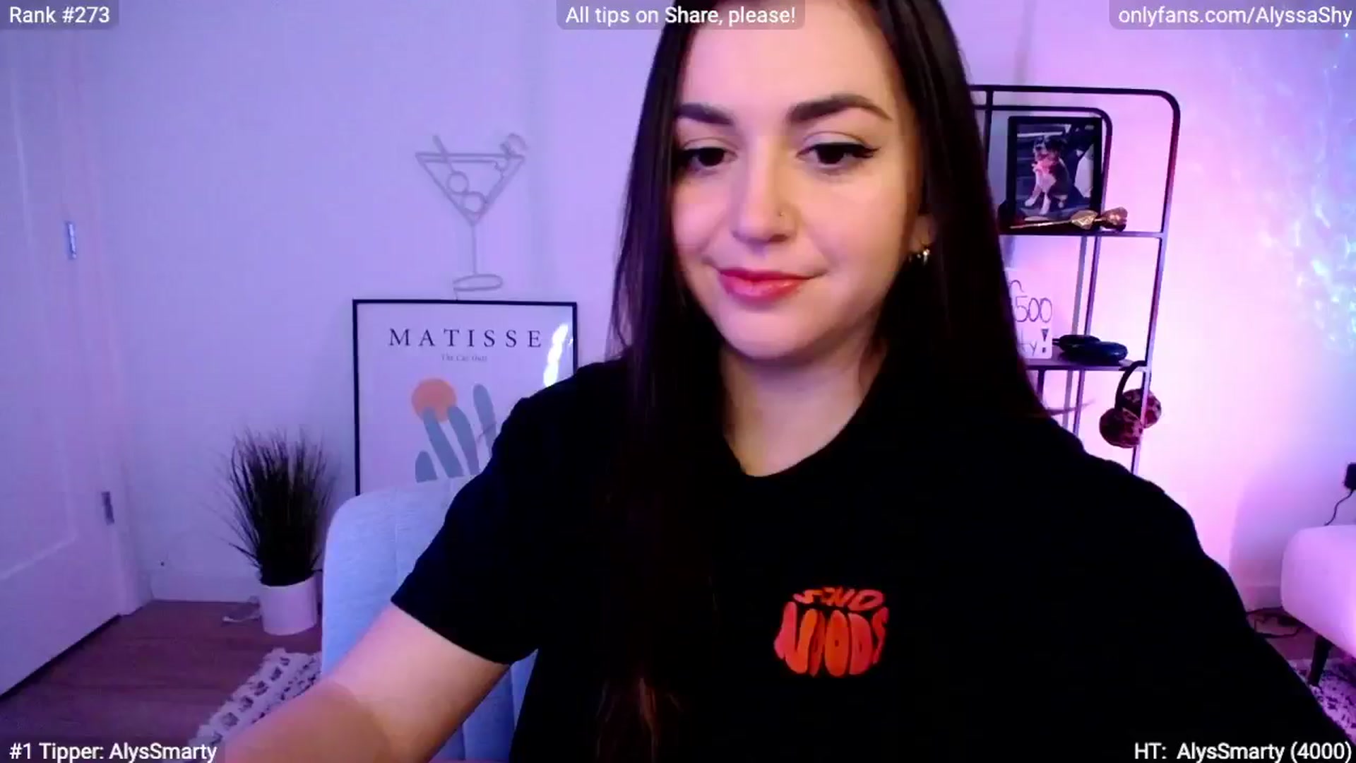Gallery image thumbnail from AlyssaShy's myfreecams stream on, 03/15/2024, 01:02 image 7 of 20