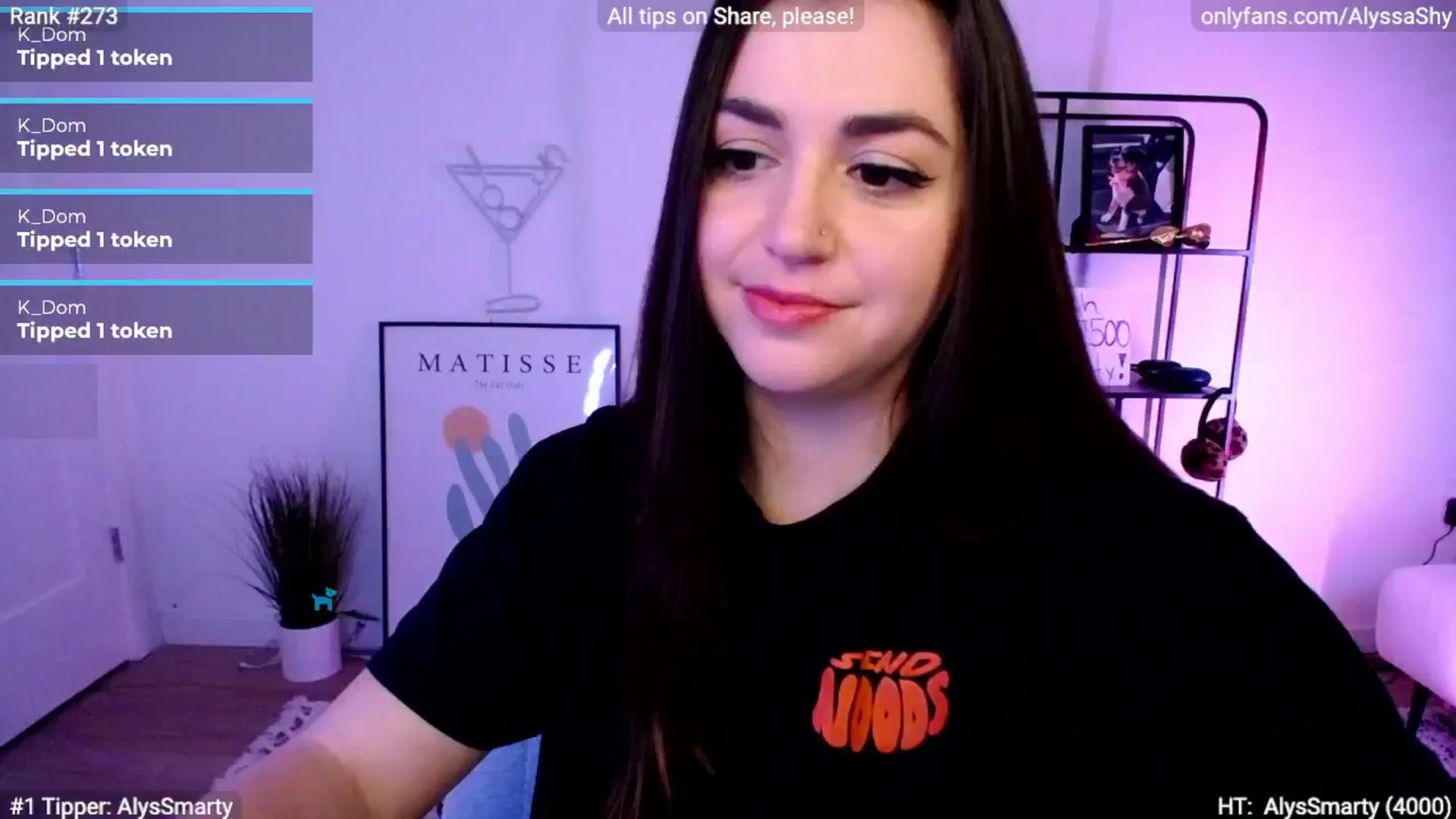 Gallery image thumbnail from AlyssaShy's myfreecams stream on, 03/15/2024, 01:02 image 10 of 20