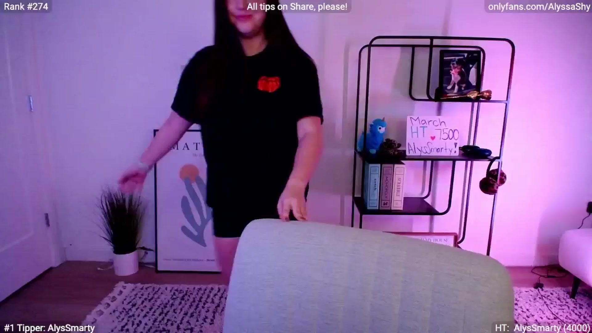Gallery image thumbnail from AlyssaShy's myfreecams stream on, 03/15/2024, 01:02 image 14 of 20
