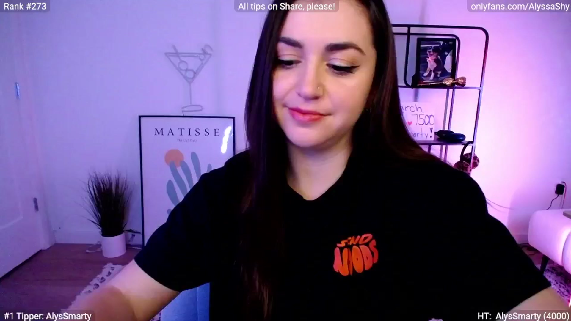 Gallery image thumbnail from AlyssaShy's myfreecams stream on, 03/15/2024, 01:02 image 18 of 20