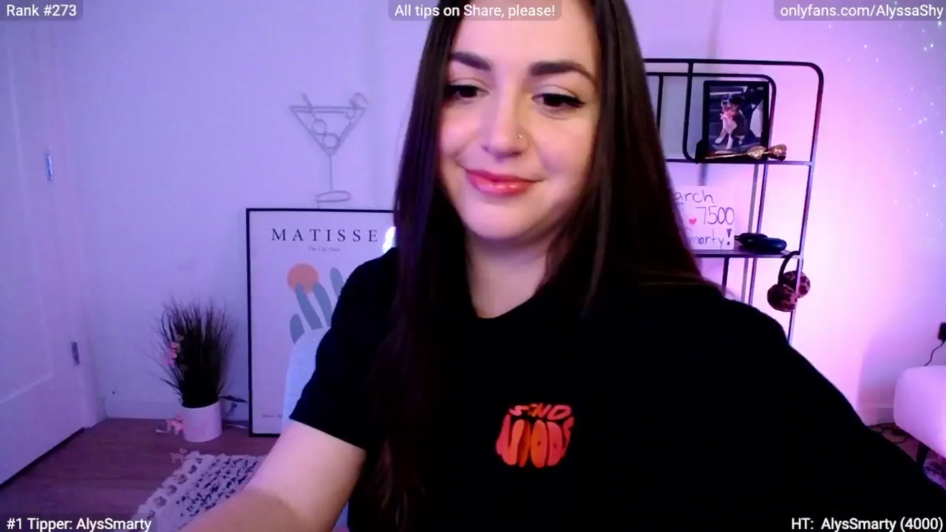 Gallery image thumbnail from AlyssaShy's myfreecams stream on, 03/15/2024, 01:02 image 4 of 20
