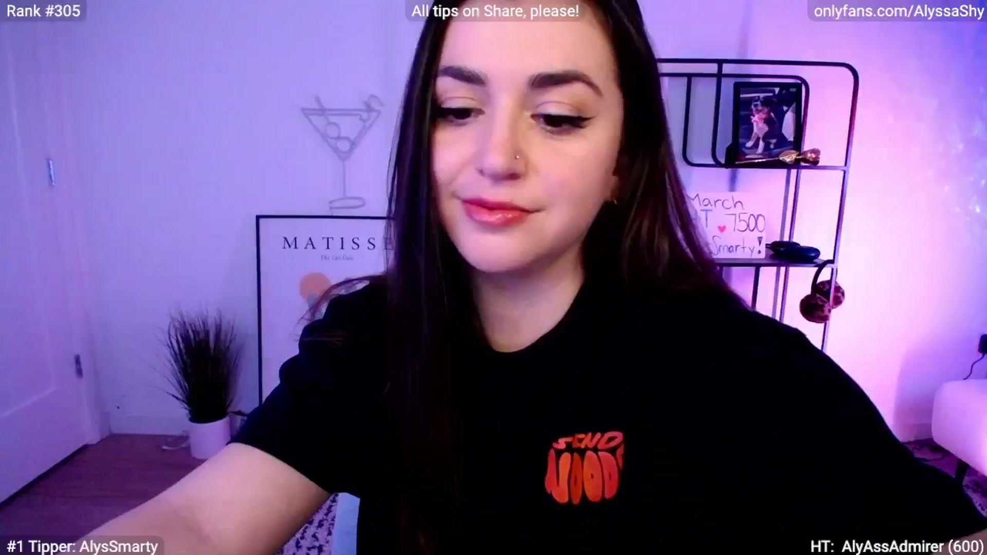 Gallery image thumbnail from AlyssaShy's myfreecams stream on, 03/15/2024, 01:02 image 1 of 20