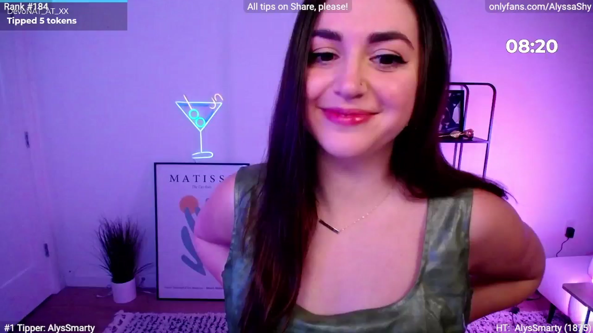 Gallery image thumbnail from AlyssaShy's myfreecams stream on, 03/17/2024, 24:42 image 7 of 20