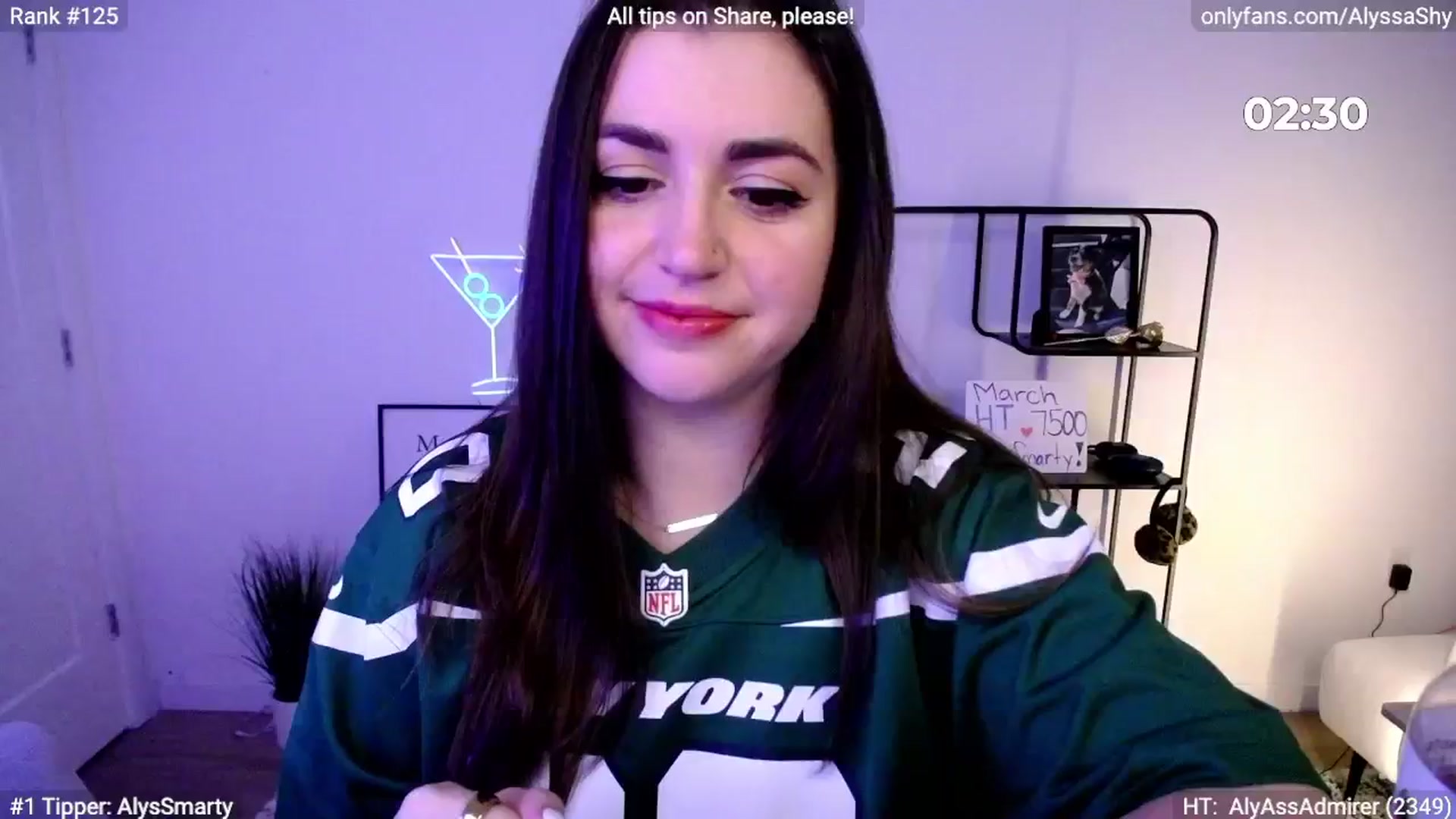 Gallery image thumbnail from AlyssaShy's myfreecams stream on, 03/17/2024, 04:04 image 15 of 20
