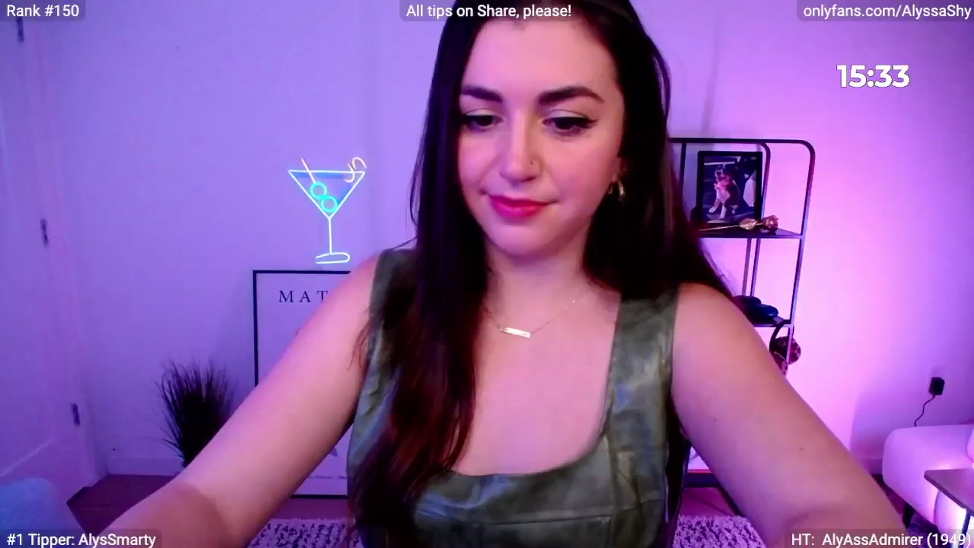 Gallery image thumbnail from AlyssaShy's myfreecams stream on, 03/17/2024, 04:04 image 8 of 20