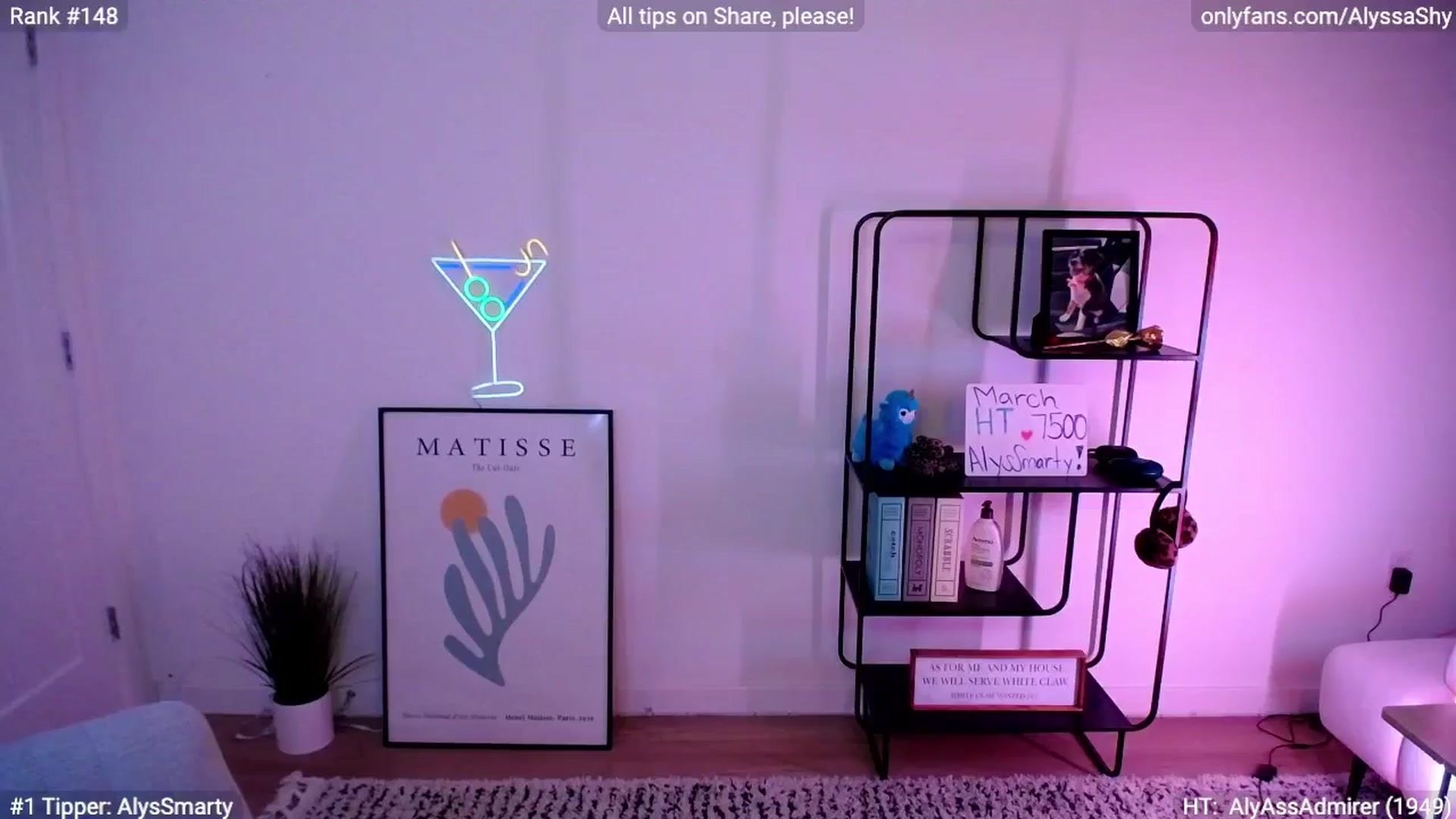 Gallery image thumbnail from AlyssaShy's myfreecams stream on, 03/17/2024, 04:04 image 10 of 20