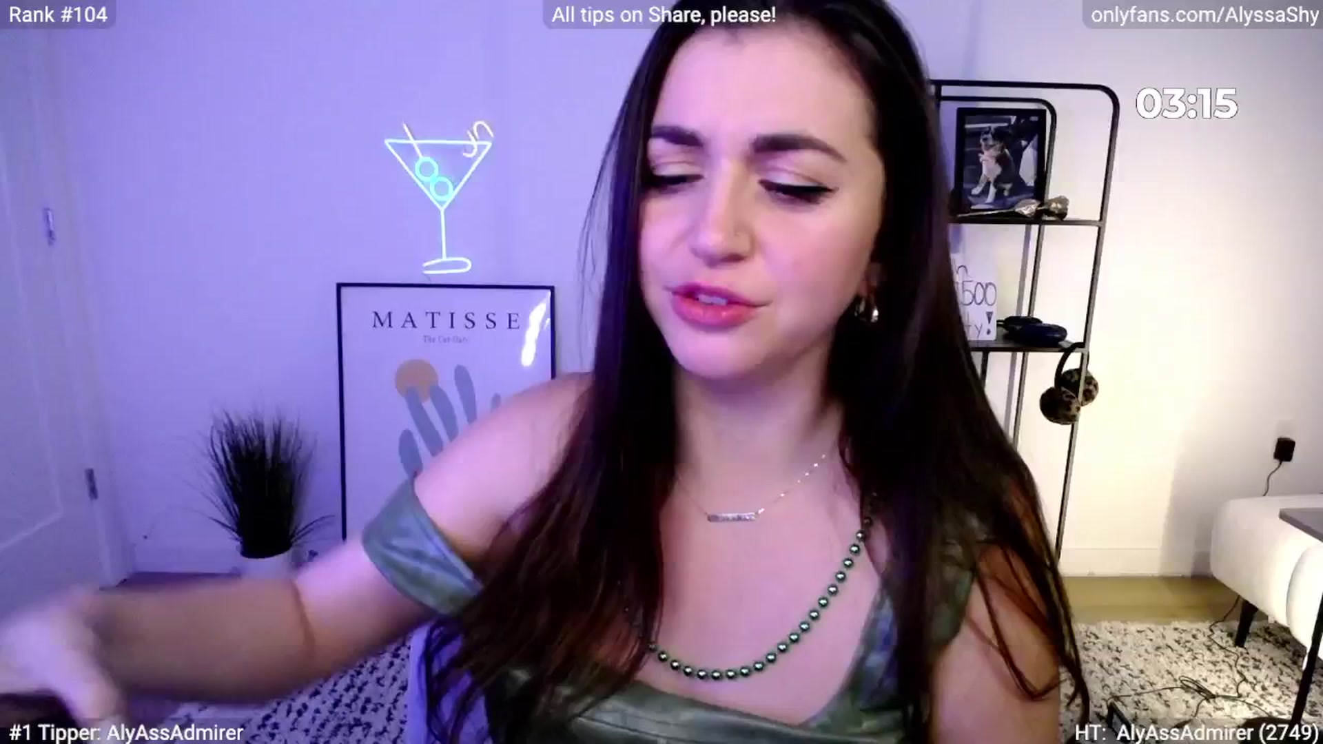 Gallery image thumbnail from AlyssaShy's myfreecams stream on, 03/17/2024, 06:13 image 6 of 20