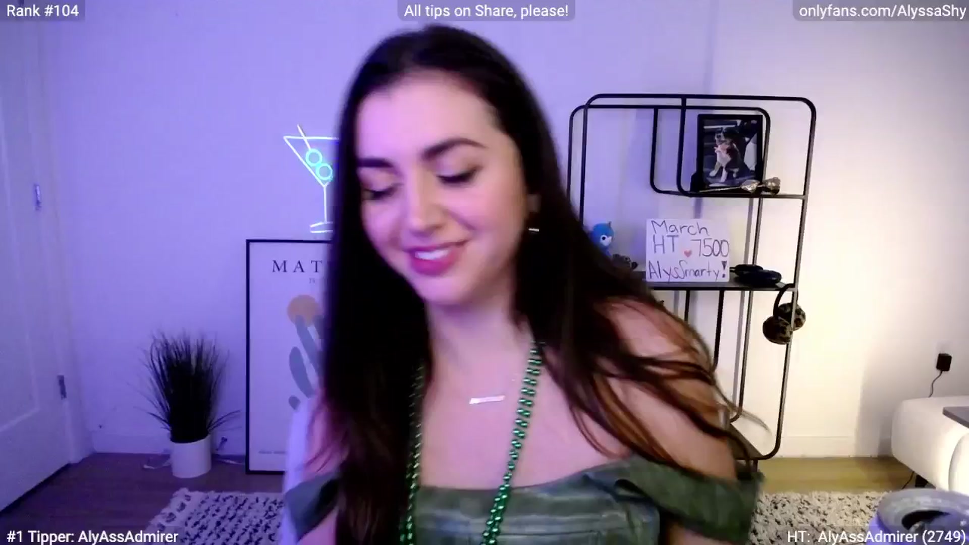 Gallery image thumbnail from AlyssaShy's myfreecams stream on, 03/17/2024, 06:13 image 17 of 20