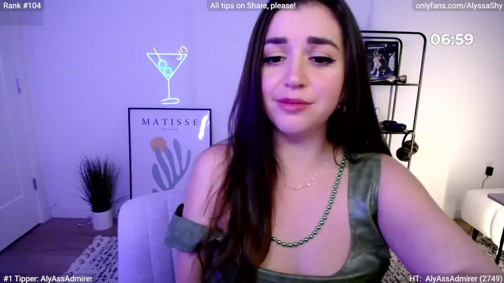 Gallery image thumbnail from AlyssaShy's myfreecams stream on, 03/17/2024, 06:13 image 4 of 20