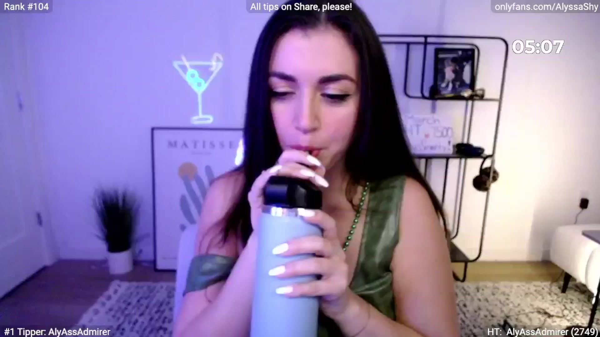 Gallery image thumbnail from AlyssaShy's myfreecams stream on, 03/17/2024, 06:13 image 5 of 20