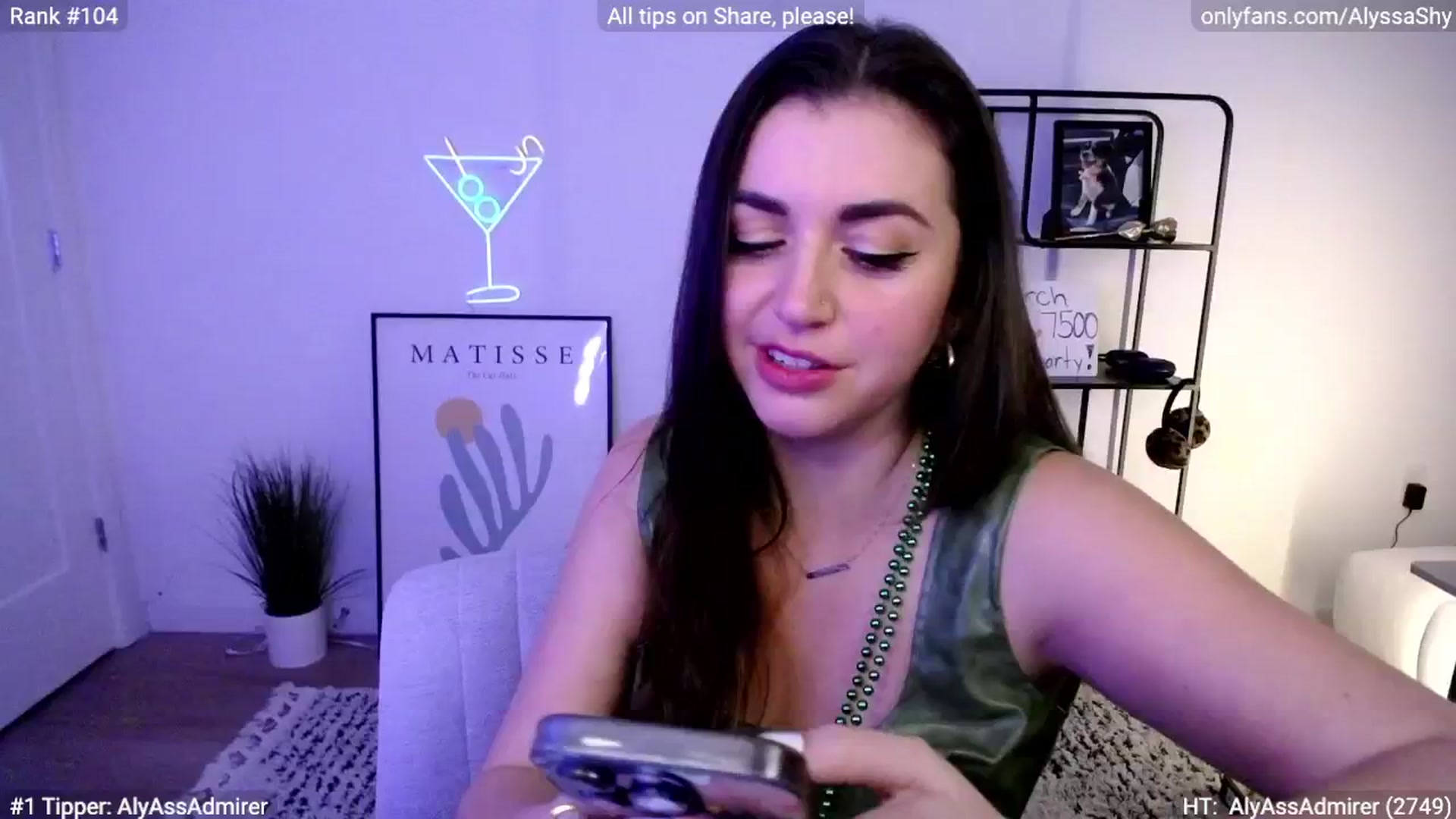 Gallery image thumbnail from AlyssaShy's myfreecams stream on, 03/17/2024, 06:13 image 11 of 20